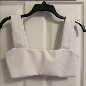 Superdown White bathing Suit Top